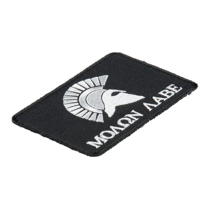 Malone Labe Spartan Helmet Profile Patch, Come &amp; Take Them Patches — detail view 2