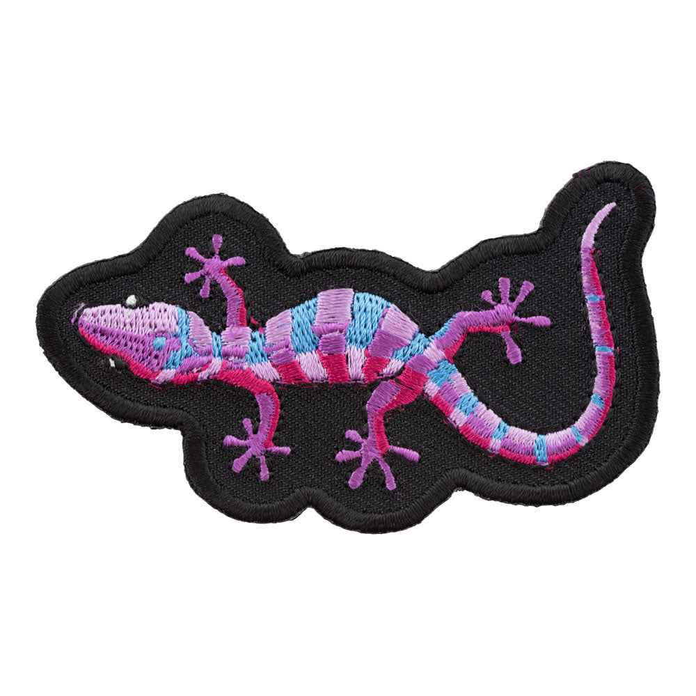 Purple Velvet Gecko Patch, Exotic Lizard Patches — product image