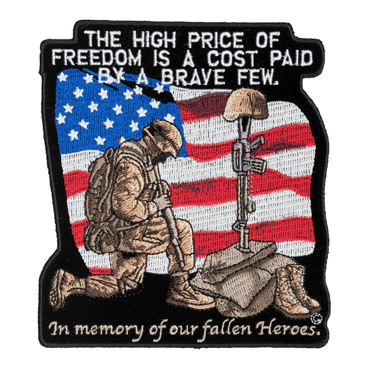 High Price of Freedom Soldier Patch, Small Size — product image