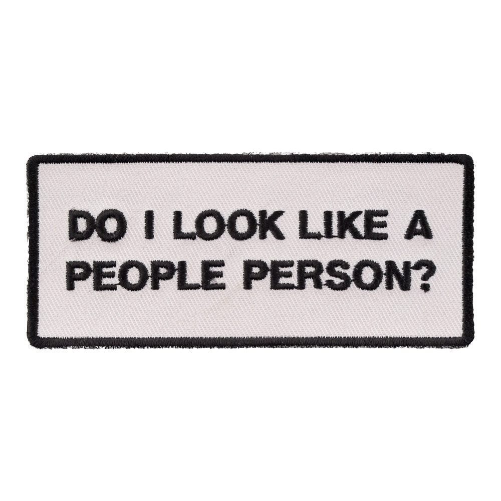 Do I Look Like A People Person Patch, Funny Patches — product image