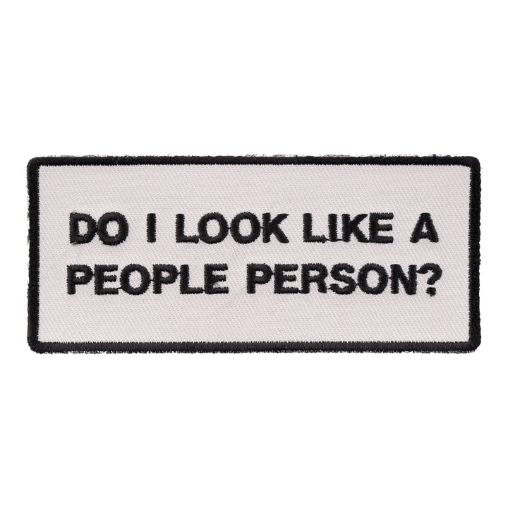 Do I Look Like A People Person Patch, Funny Patches — product image
