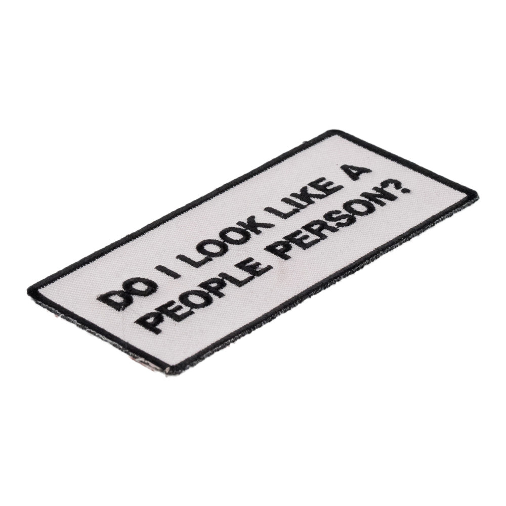 Do I Look Like A People Person Patch, Funny Patches — detail view 1