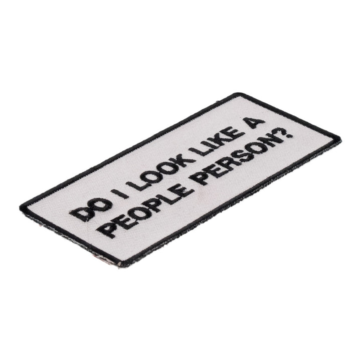 Do I Look Like A People Person Patch, Funny Patches — detail view 1