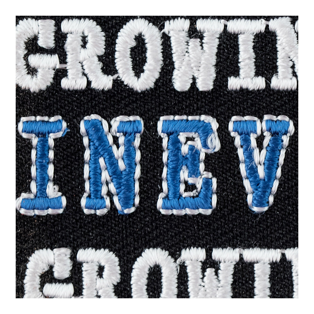 Growing Old Is Inevitable Patch, Biker Sayings Patches — detail view 1