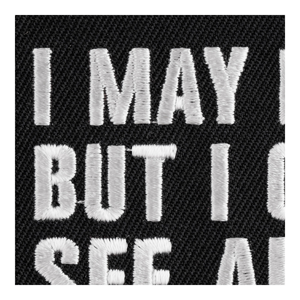 I May Be Old Cool Bands Patch, Funny Patches — detail view 2