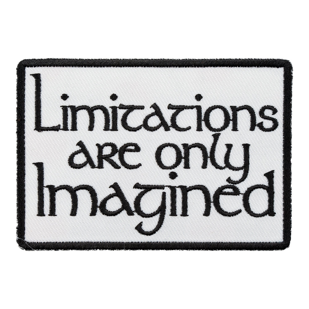 Limitations Are Only Imagined Patch, Motivational Patches — product image