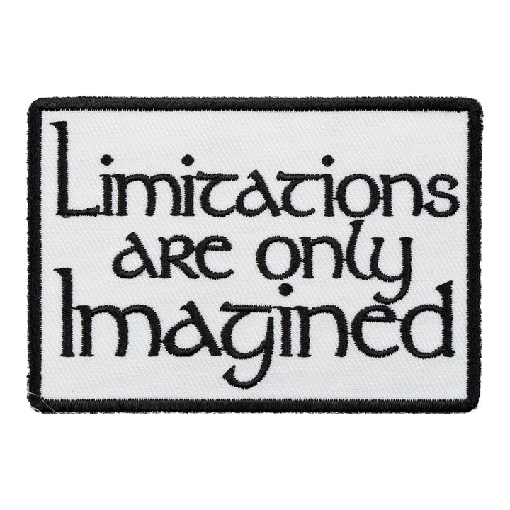 Limitations Are Only Imagined Patch, Motivational Patches — product image