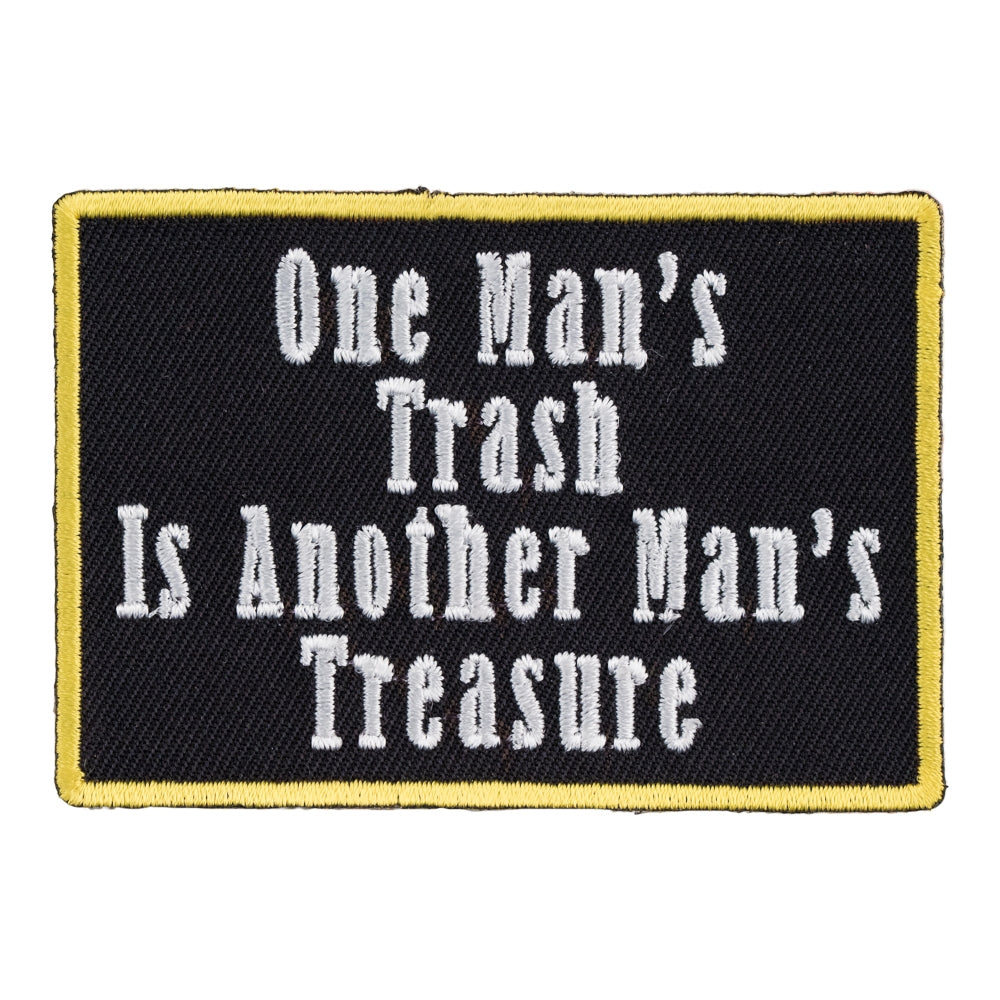 One Man's Trash Treasure Patch, Funny Patches — product image