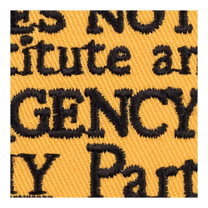 Lack of Planning Not An Emergency Patch, Funny Patches — detail view 2