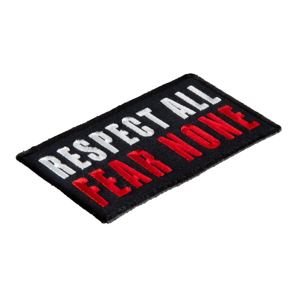 Respect All Fear None Patch, Biker Sayings Patches — detail view 1