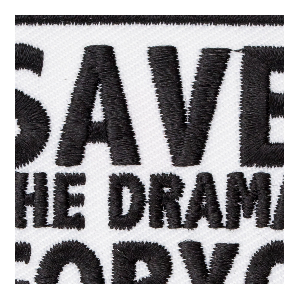 Save The Drama Yo Mama Patch, Funny Patches — detail view 2
