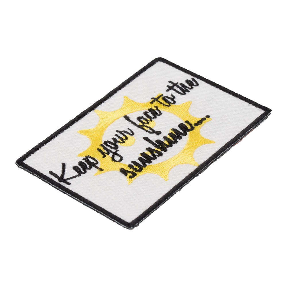 Keep Your Face To The Sunshine Patch, Inspirational Patches — detail view 1
