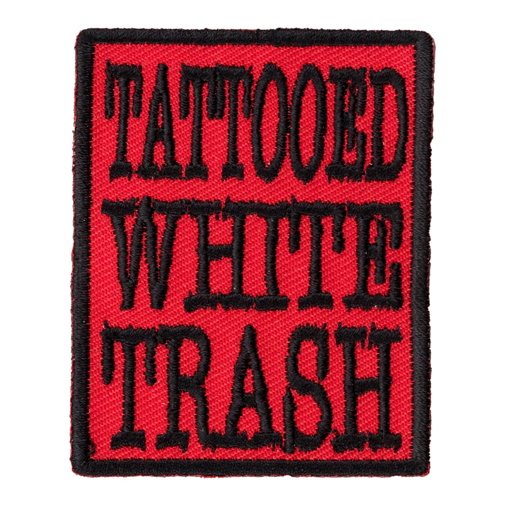 Tattooed White Trash Patch, Funny Patches — product image