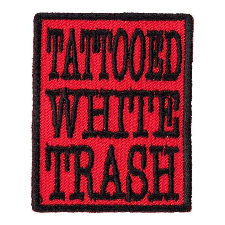 Tattooed White Trash Patch, Funny Patches — product image