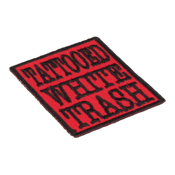 Tattooed White Trash Patch, Funny Patches — detail view 1