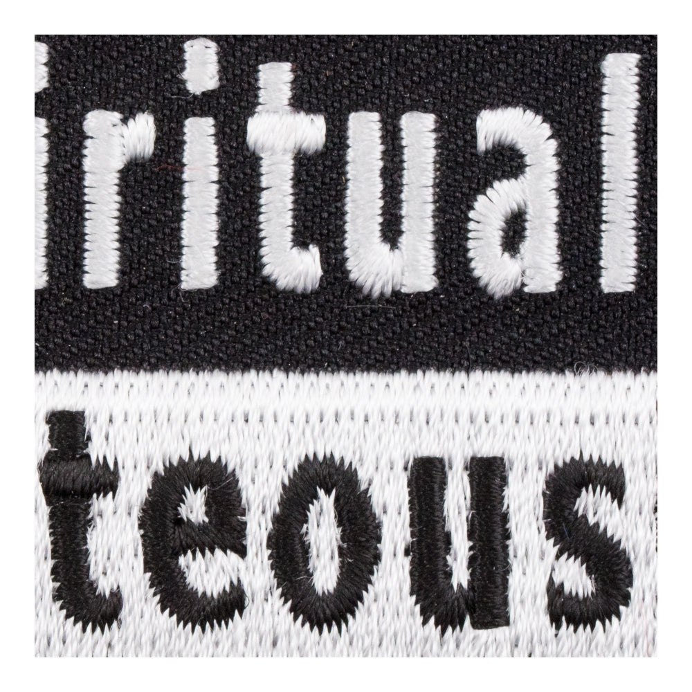 Think Spiritually Act Righteously Patch, Spiritual Patches — detail view 2