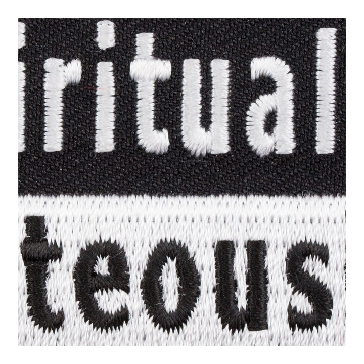Think Spiritually Act Righteously Patch, Spiritual Patches — detail view 2