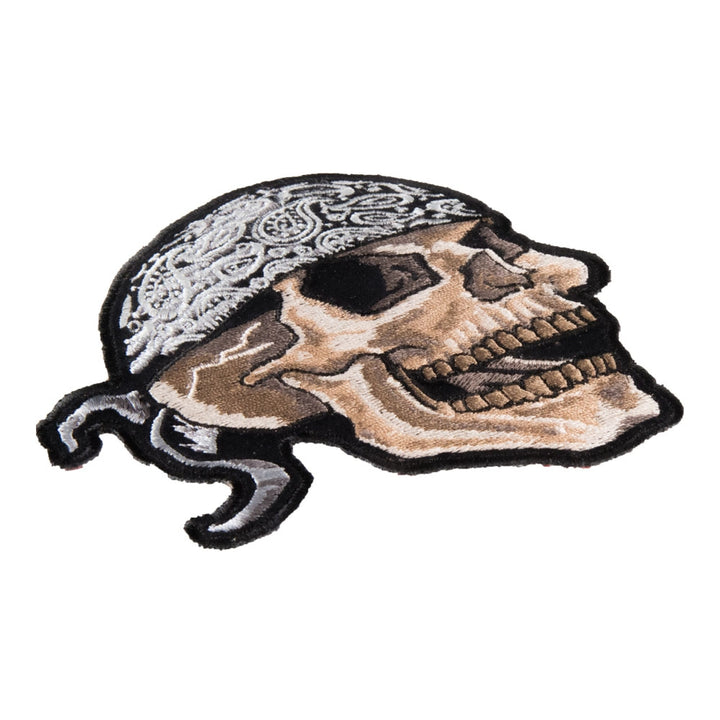 Skull Wearing A Bandana Patch, Small Size — detail view 1
