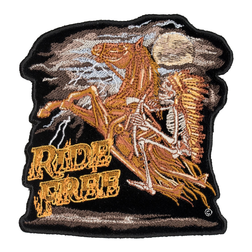 Ride Free Indian & Horse Patch, Small Size — product image