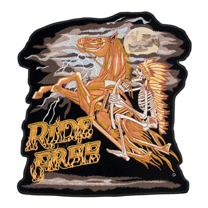 Ride Free Indian &amp; Horse Patch, Large Size — product image