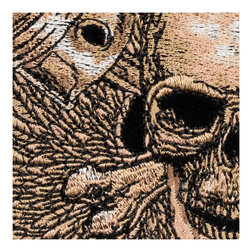 Skull &amp; Pistons With Wings Patch, Small Size — detail view 2