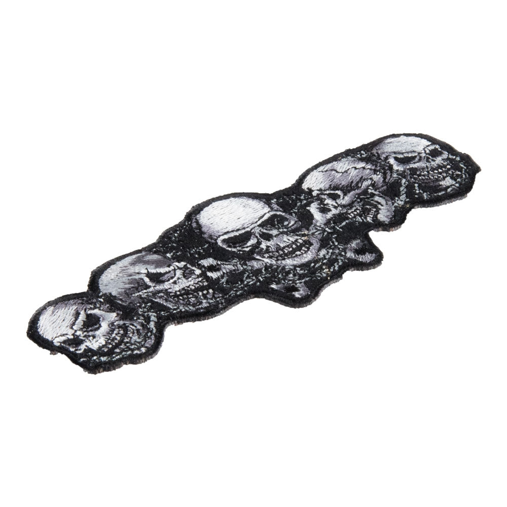 Skulls Crossbones & Barbed Wire Patch, Small Size — detail view 1