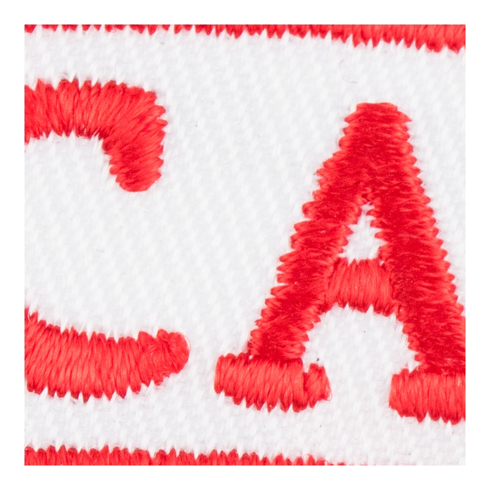 Canada Flag White Rocker Patch, Small Size — detail view 2