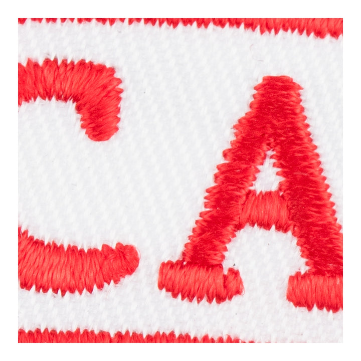 Canada Flag White Rocker Patch, Small Size — detail view 2