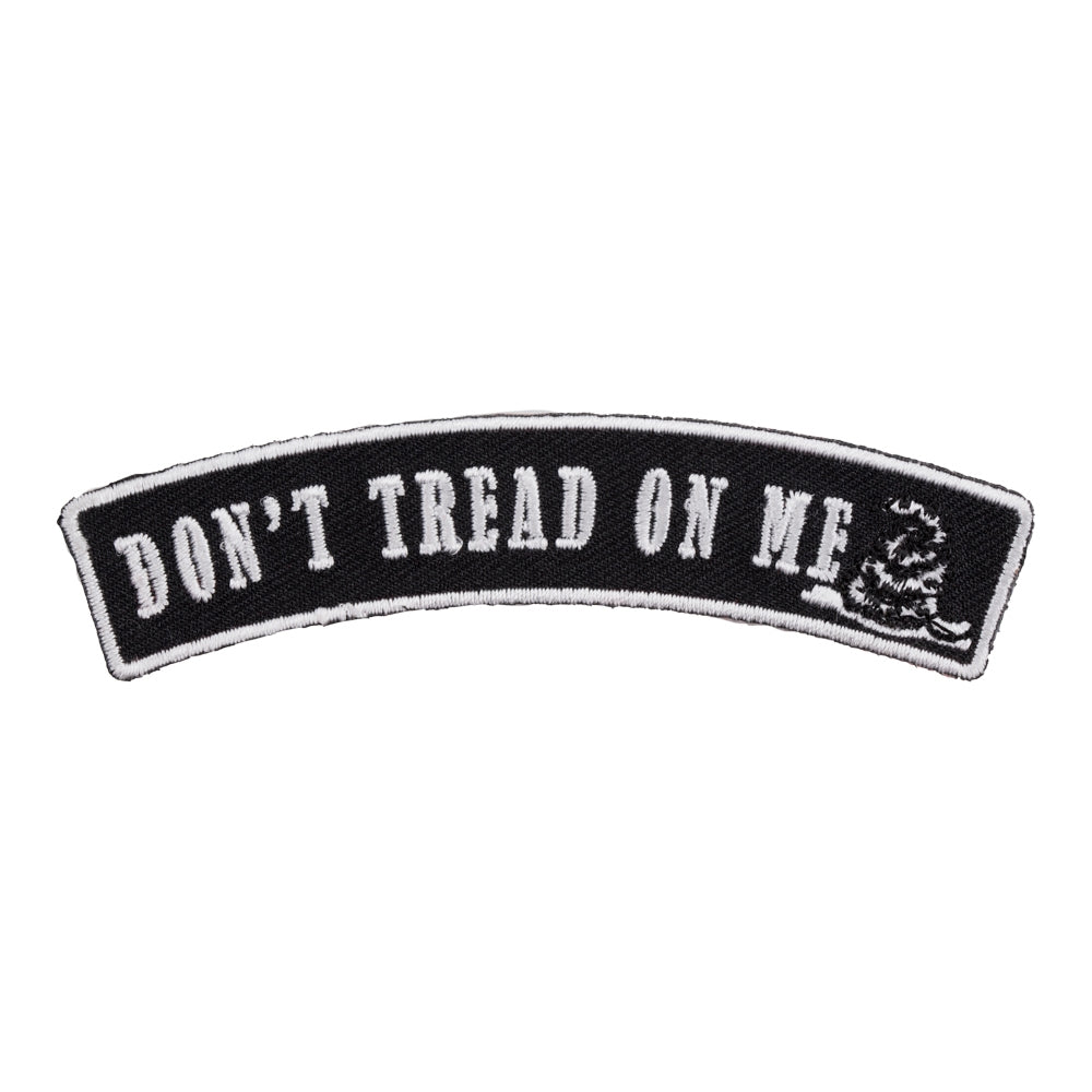 Don't Tread On Me Black Rocker, Small Size — product image