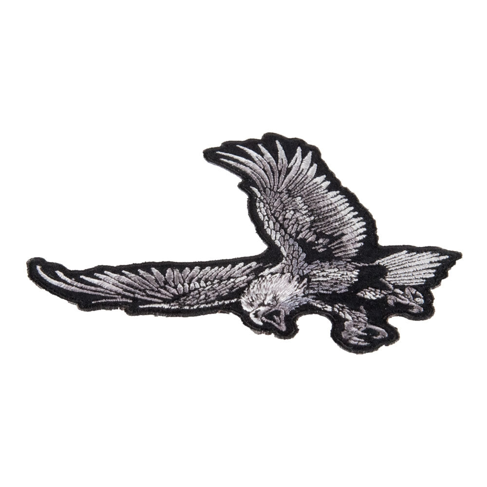 Grey & Black Subdued Soaring Eagle Patch, Small Size — detail view 1