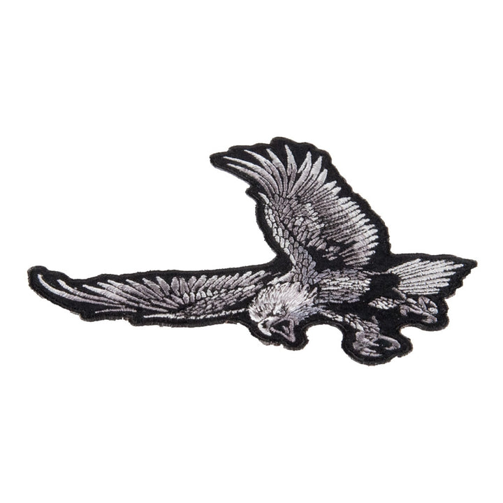 Grey &amp; Black Subdued Soaring Eagle Patch, Small Size — detail view 1
