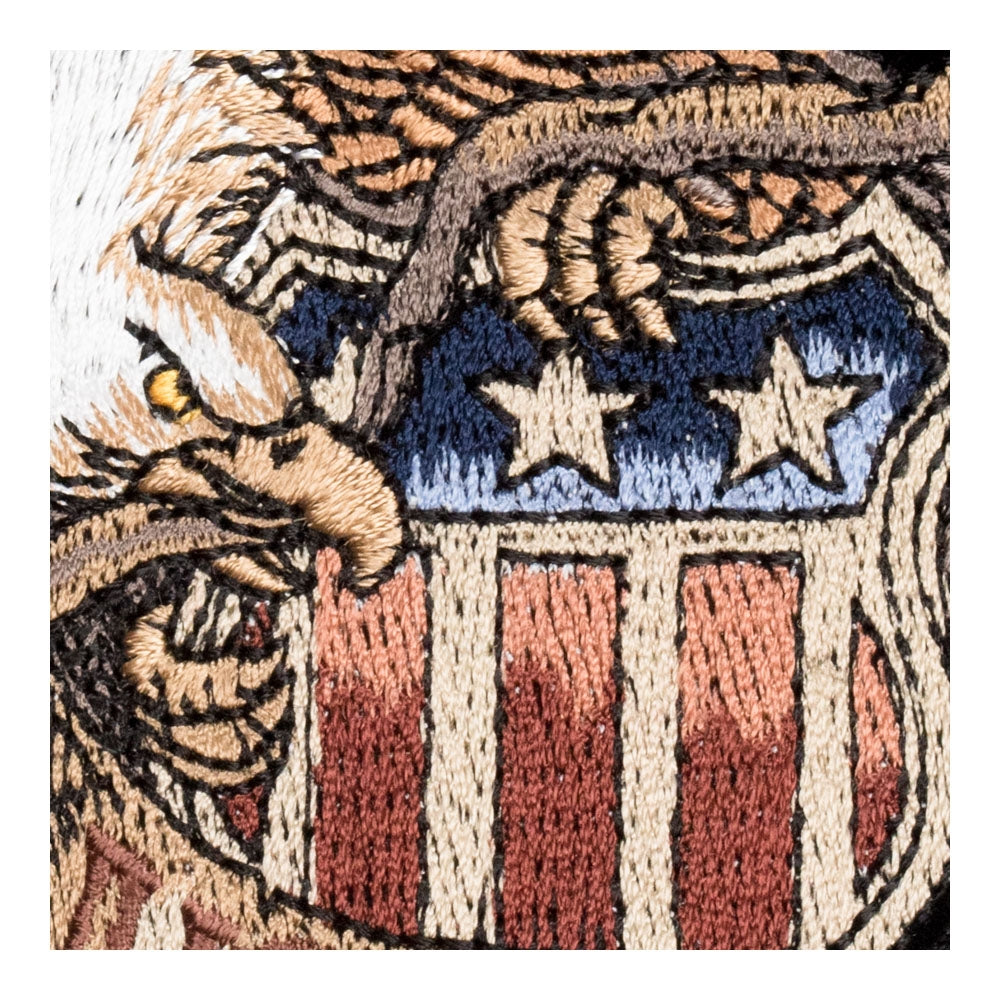 Established 1776 USA Eagle &amp; Crest Patch, Small Size — detail view 2