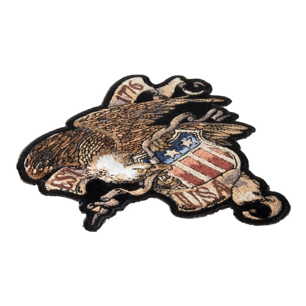 Established 1776 USA Eagle &amp; Crest Patch, Small Size — detail view 1