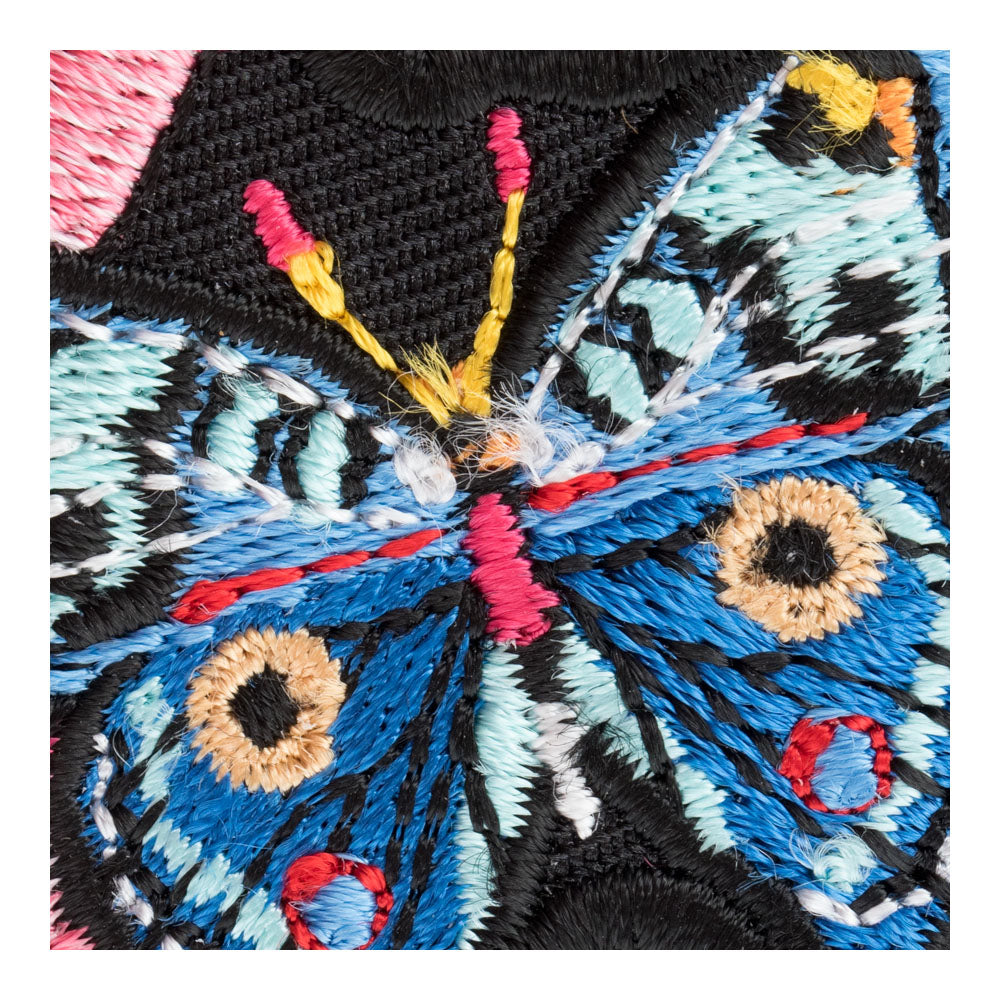 Breast Cancer Pink Ribbon Butterfly Patch, Cancer Support Patches — detail view 1