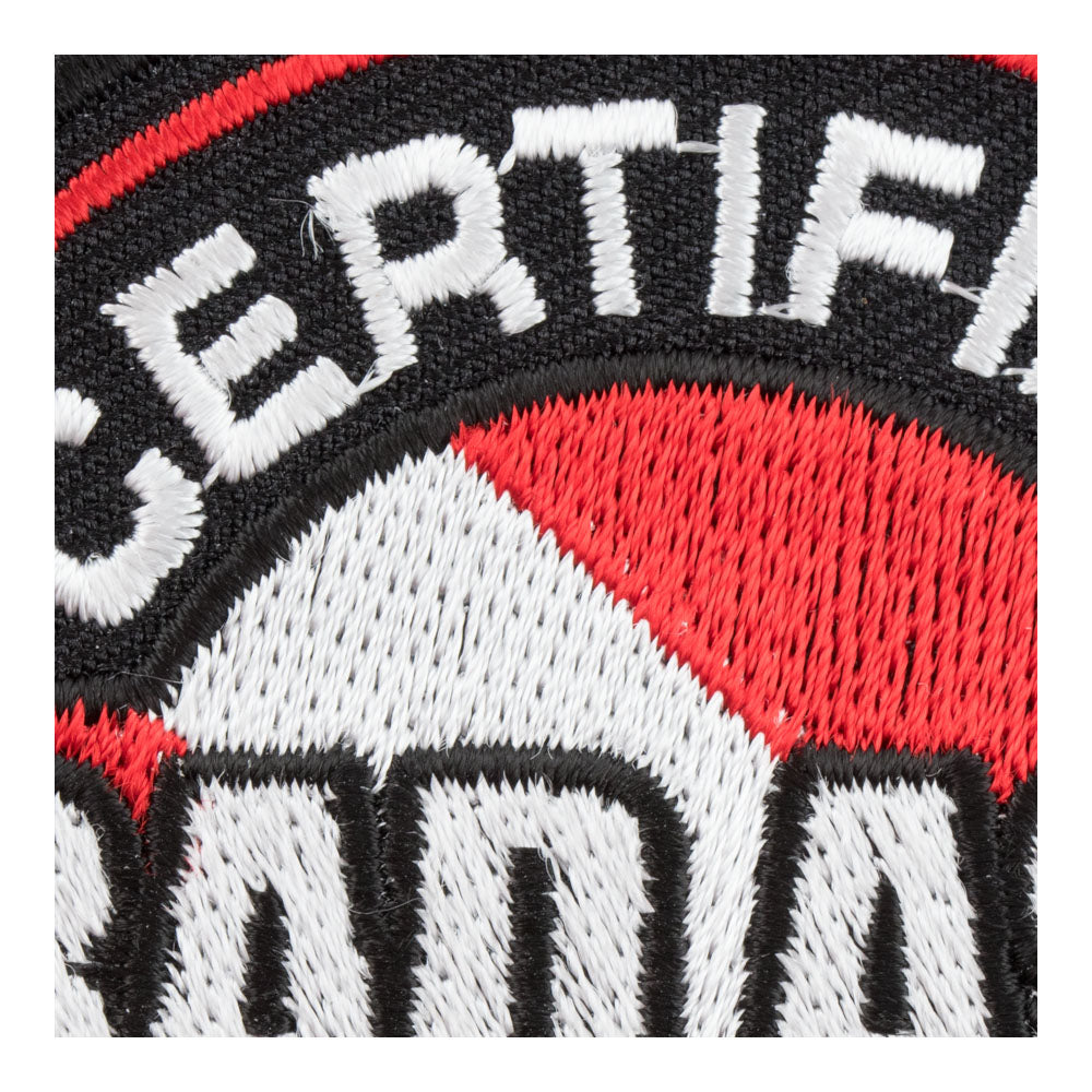 Certified Bad Ass Scuba Diver Patch, Scuba Flag Patches — detail view 1