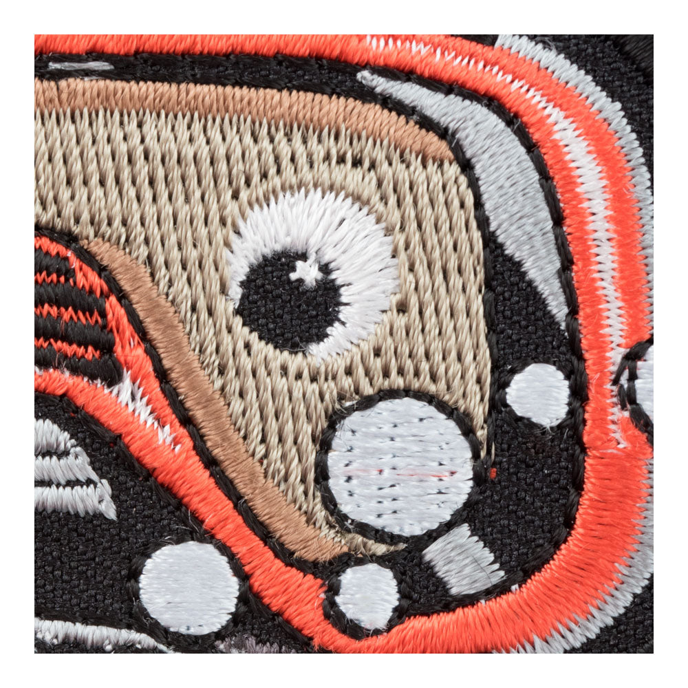 Peek-A-Boo Diver Mask Patch, Scuba Diving Caricature Patches — detail view 1