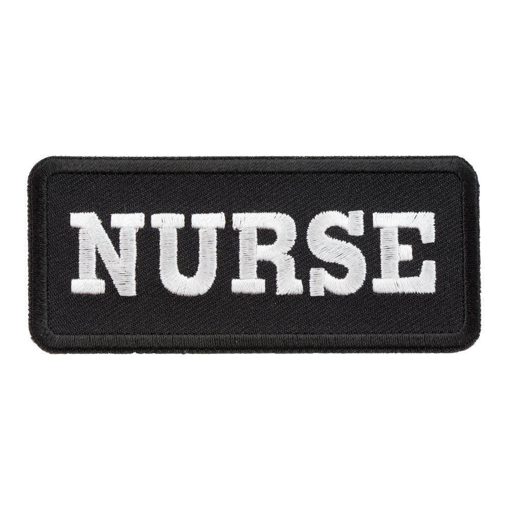 Nurse Black &amp; White Patch, Medical Profession Patches — product image