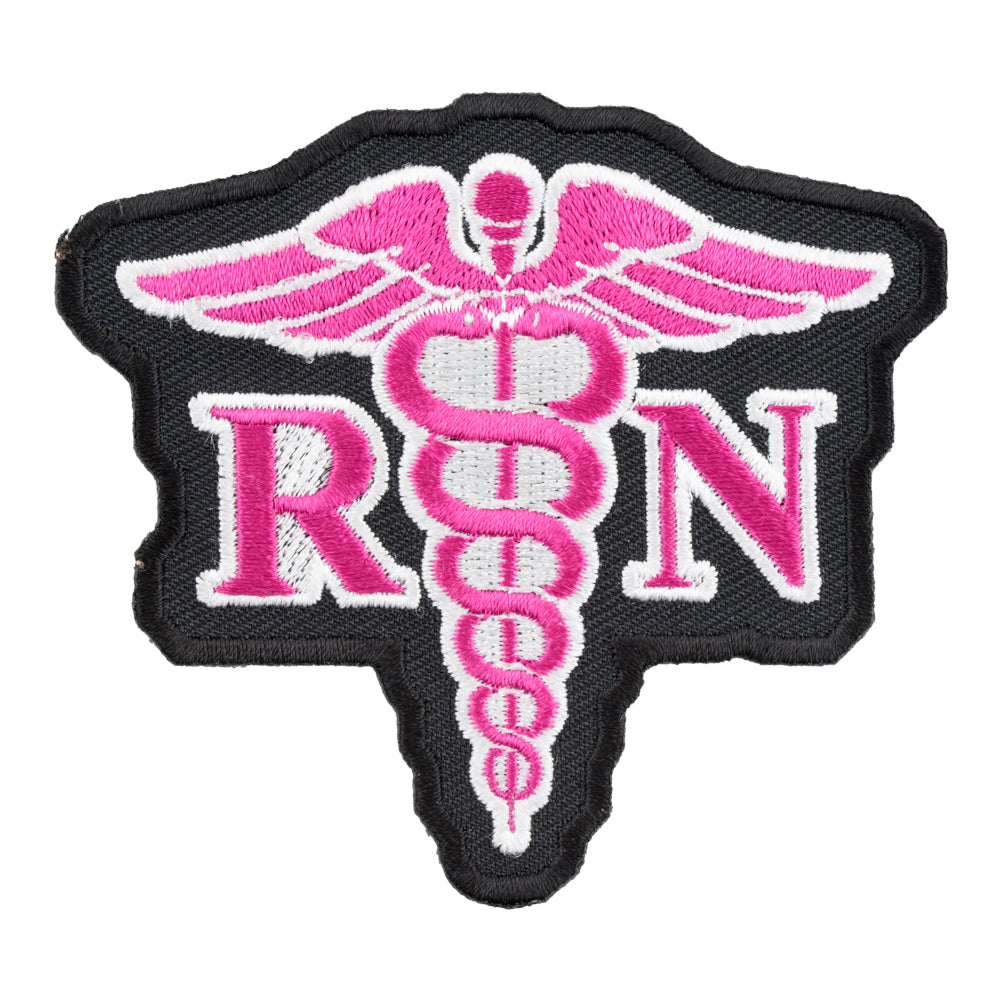 Registered Nurse Caduceus Pink Patch, Medical Patches — product image