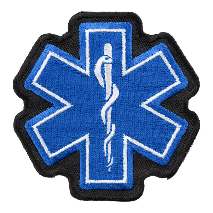 Star Of Life Blue &amp; White Patch, Medical Profession Patches — product image