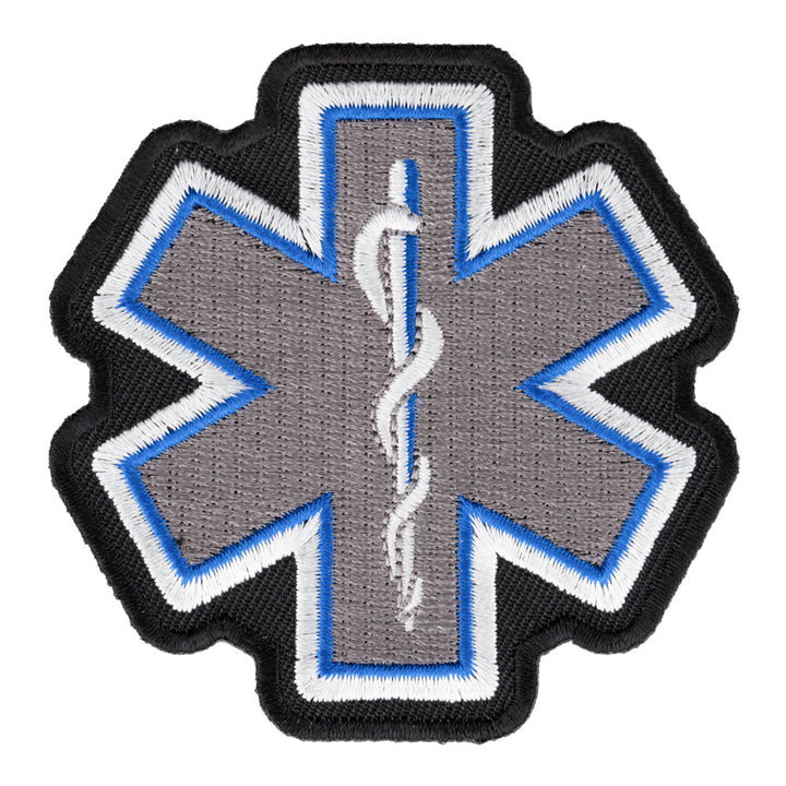 Star Of Life Grey Patch, Medical Profession Patches — product image