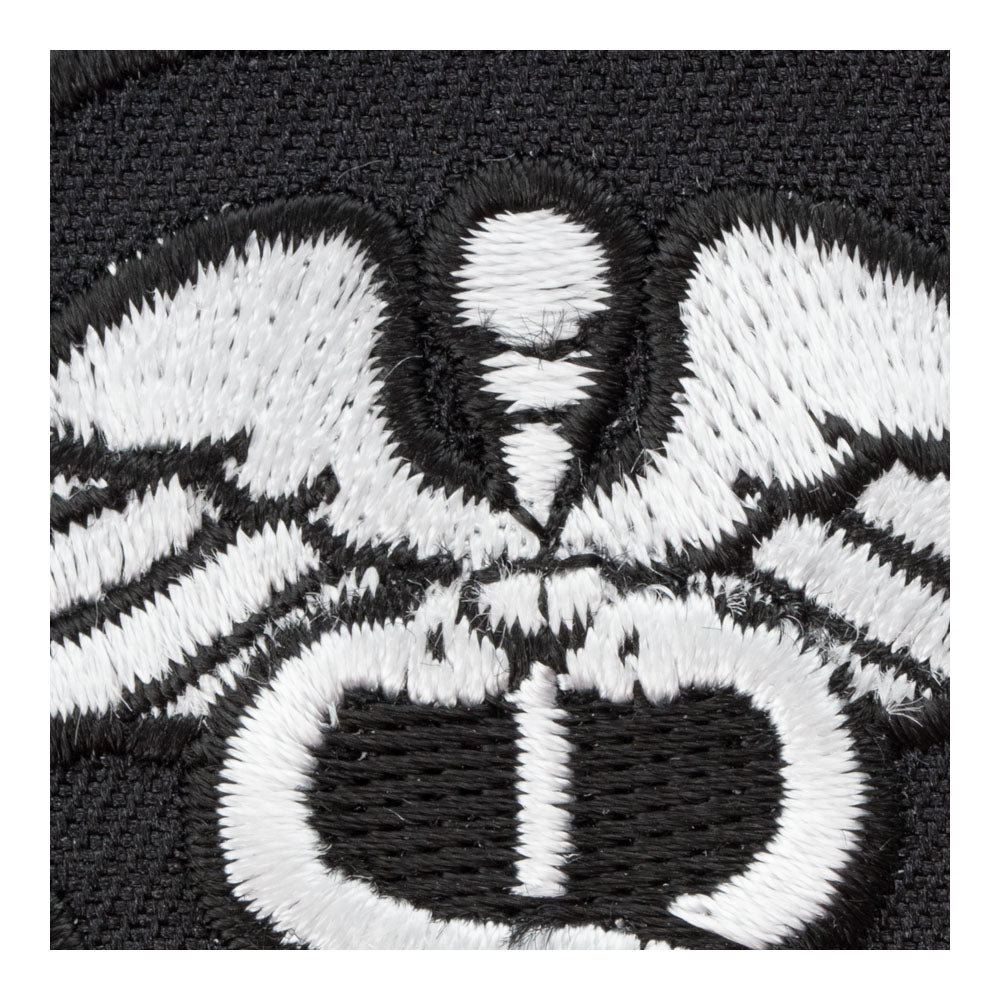 Caduceus Medical Symbol Black & White Patch, Medical Patches — detail view 1
