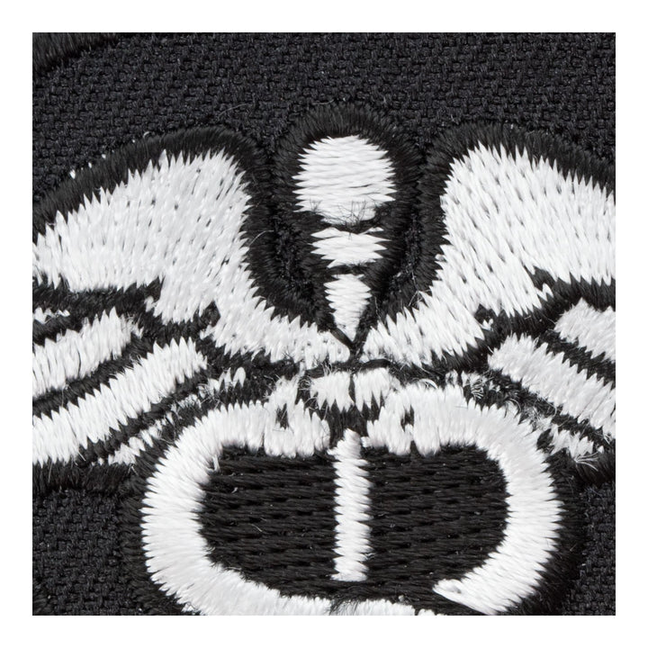 Caduceus Medical Symbol Black &amp; White Patch, Medical Patches — detail view 1