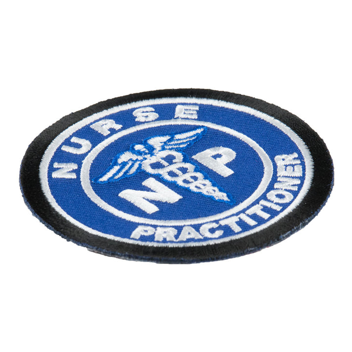 Nurse Practitioner Medical Symbol Blue Patch, Medical Patches — detail view 2