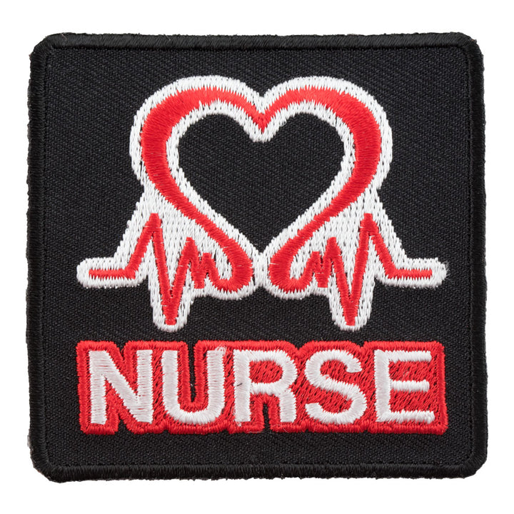 Nurse Pulsating Heart Patch, Medical Profession Patches — product image