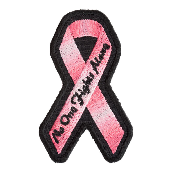 No One Fights Alone Patch, Breast Cancer Awareness Patches — product image