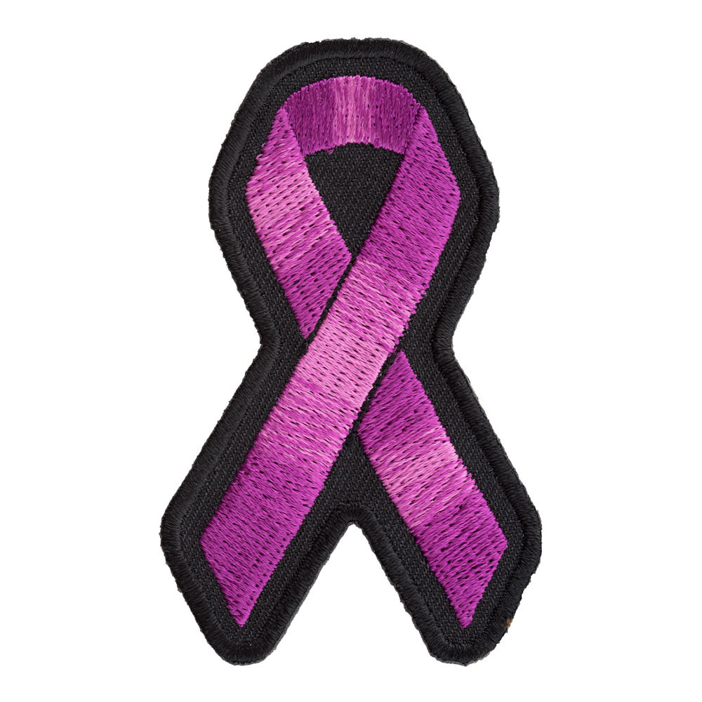 Purple Awareness Ribbon Patch, Support Patches — product image