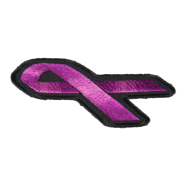 Purple Awareness Ribbon Patch, Support Patches — detail view 2