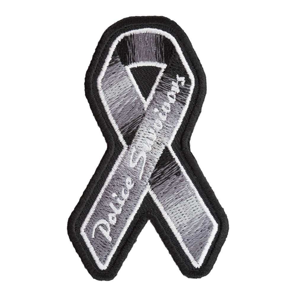 Police Survivors Ribbon Patch, Law Enforcement Patches — product image