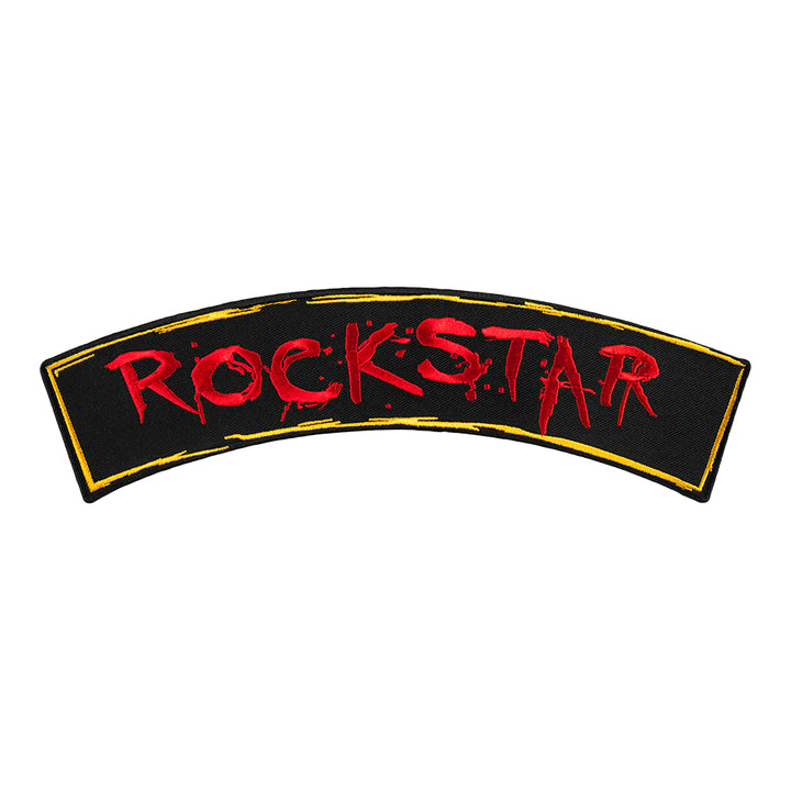 Rockstar Red Graffiti Rocker Patch, Women&