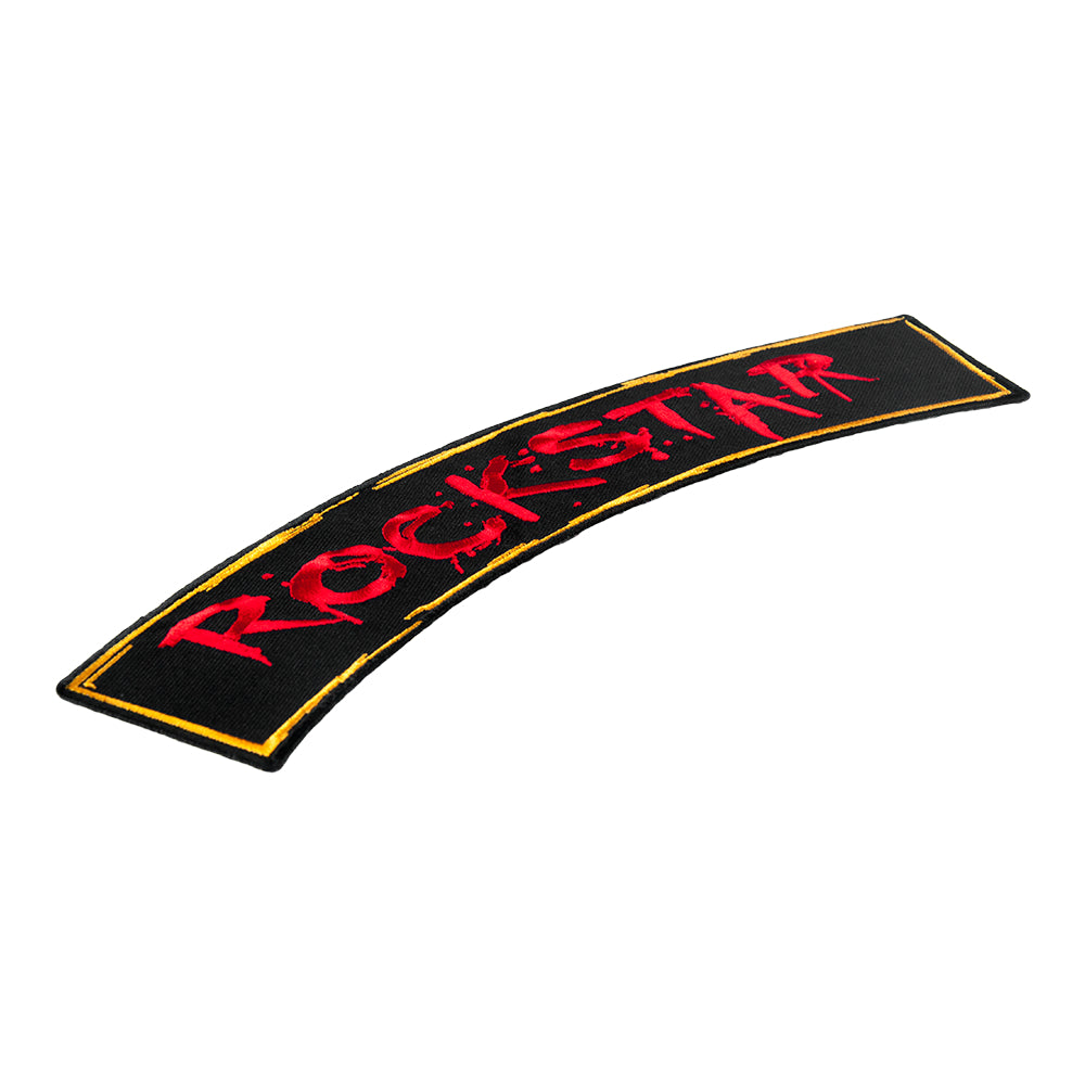 Rockstar Red Graffiti Rocker Patch, Women's Rocker Patches — detail view 1